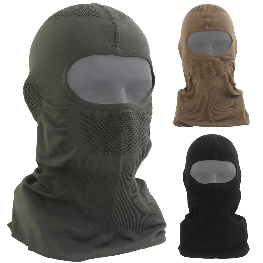 Tactical Venom Balaclava V1 Breathable Elastic Full Face Mask with Steel Mesh Protection for Airsoft Paintball Fast Helmet Gear