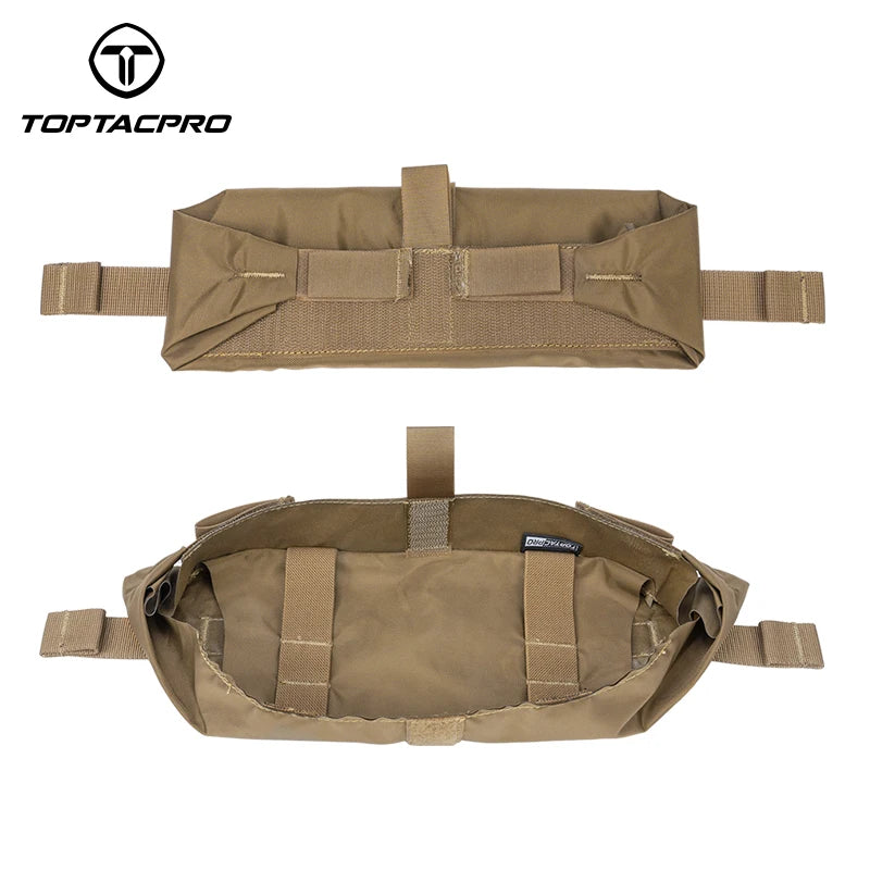 TOPTACPRO Tactical First Aid Drop Dump Pouch Micro Medical Trauma Roll Up Sub Abdominal Carrying Bag 8531