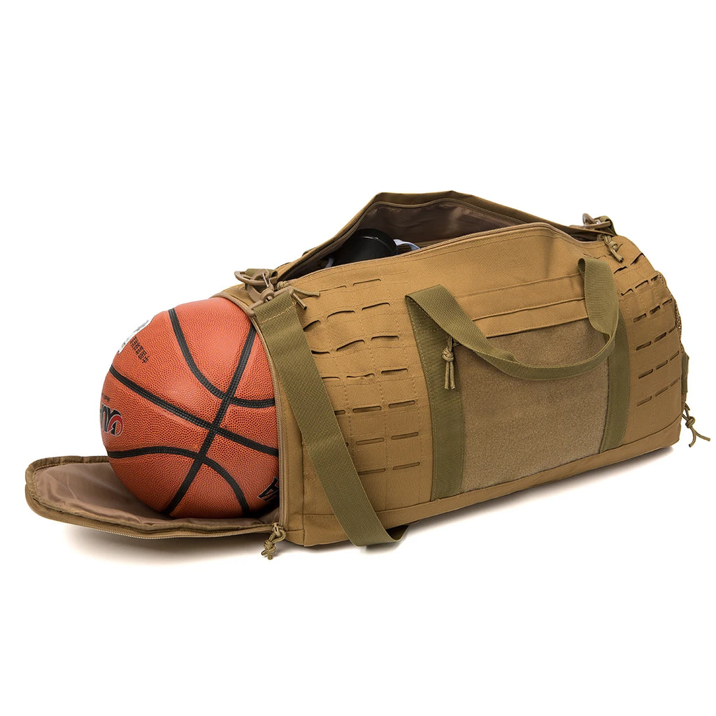 40L tactical bag for Men and Women Tactical Travel backpack Fitness Training Bag With Shoe Basketball Outdoor Weekender Bags