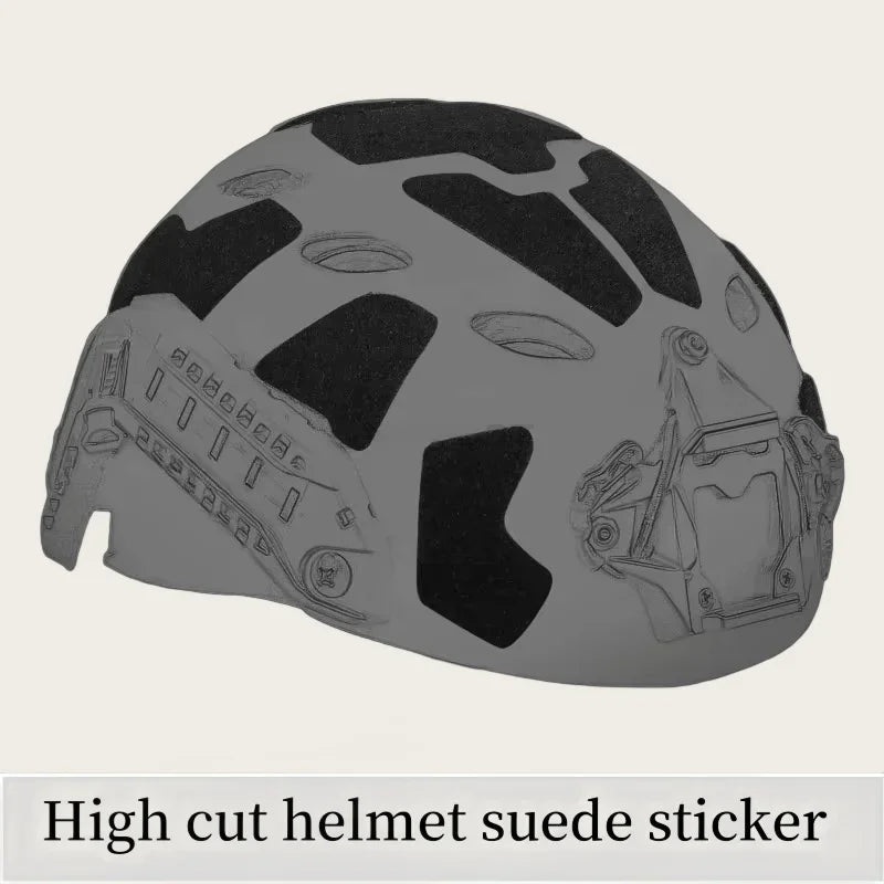 Outdoor Hunting high top helmet suede sticker patch hook and loop sticker FAST helmet accessories