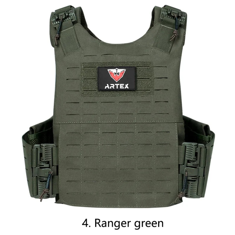 Tactical Vest Outdoor Hunting Plate Carrier Protective Adjustable Vest Airsoft Carrier Combat Equipment 6094 Vest