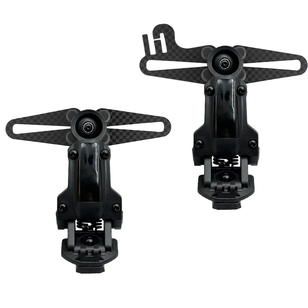 New Noise Canceling Headphones Helmet Mounting Brackets FAST Helmet Rail Adapter Kit for COMTAC II III Series Tactical Headsets