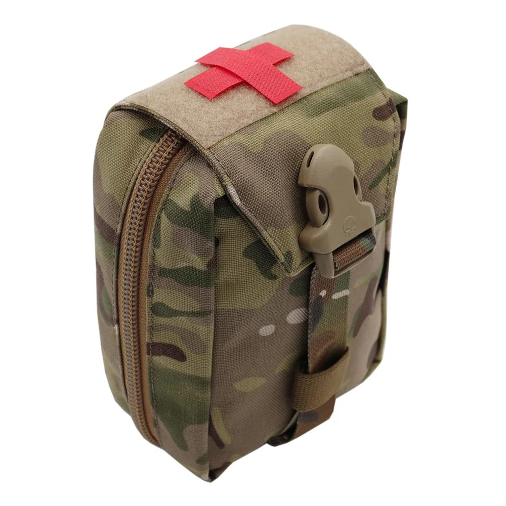 Emersongear Tactical MOLLE First Aid Kit Pouch Medical Carrier EMT IFAK Survival Bag W/ Zipper Multicam Molle Tool Pouch