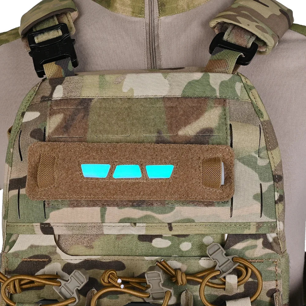 Tactical Glow Sticks Pouch Hook Loop Camo Paintball Light Fluorescence Chemlight Gear EDC Organizer Fr Airsoft Hunting Gear Vest