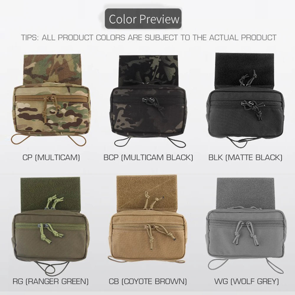 SS Style SACK Pouch Mk3 MK4 Abdominal Dump Drop Pouch Fanny Pack for Tactical Vest Plate Carrier Chest Rig Accessory
