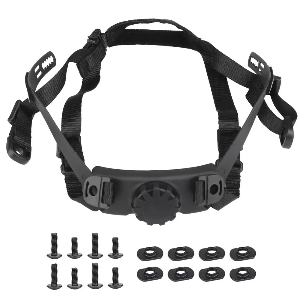 Tactical Helmet Inner Suspension System Hunting CS Helmets Airsoft Head Lock Strap for HL-31 HL-32 Helmet Accessories
