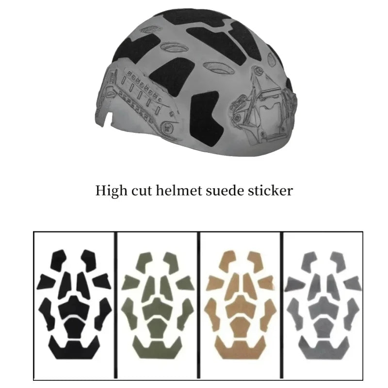 Outdoor Hunting high top helmet suede sticker patch hook and loop sticker FAST helmet accessories