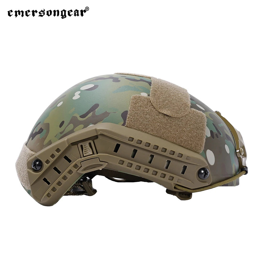 Emersongear FAST Tactical Helmet Airsoft Combat ABS Lightweight Safety Protective Gear for Shooting Sports EM8812