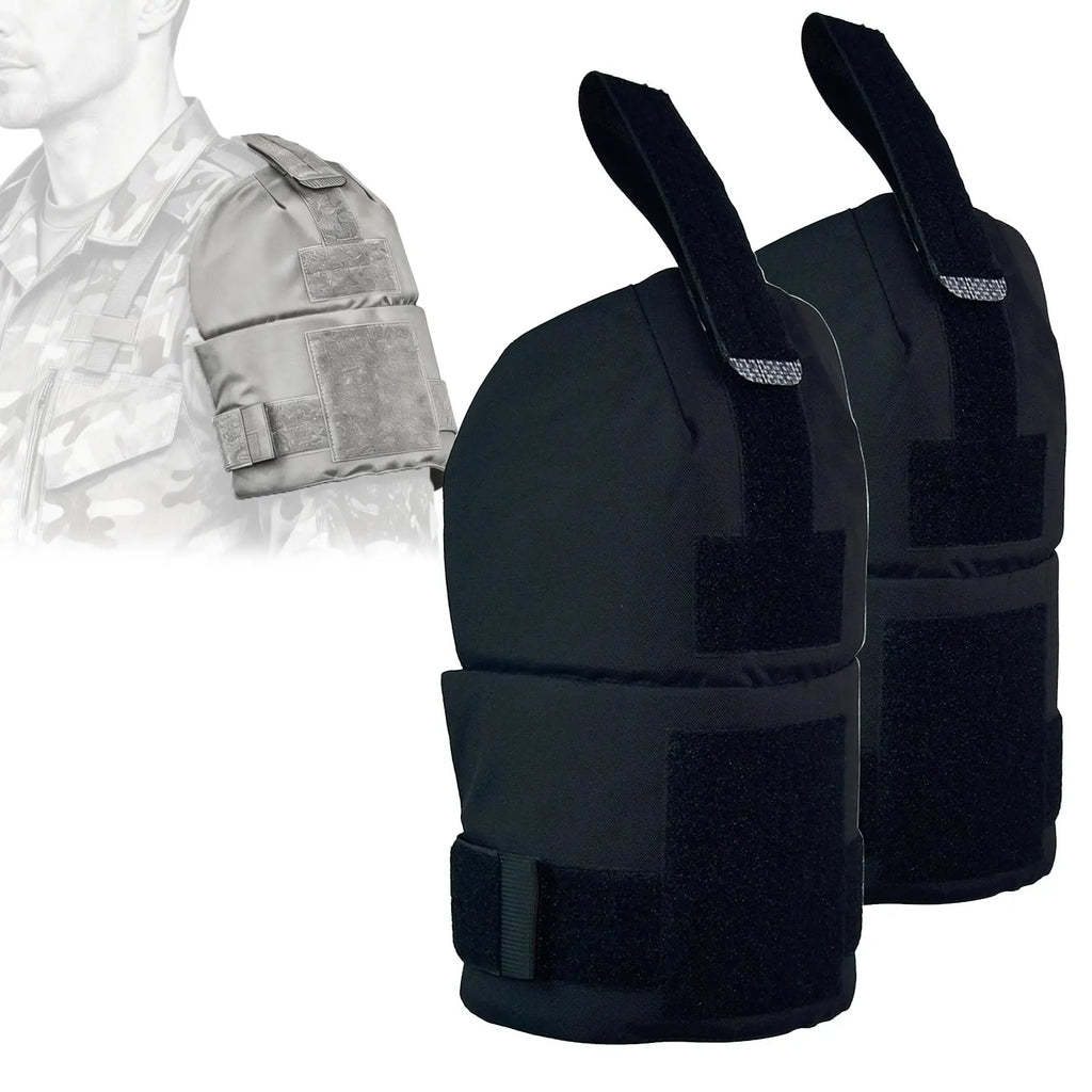 Tactical Shoulder Armor Guard Generic Adjustable Molle Outer Guards Deltoid Protector Pads for CS Airsoft Paintball Shooting