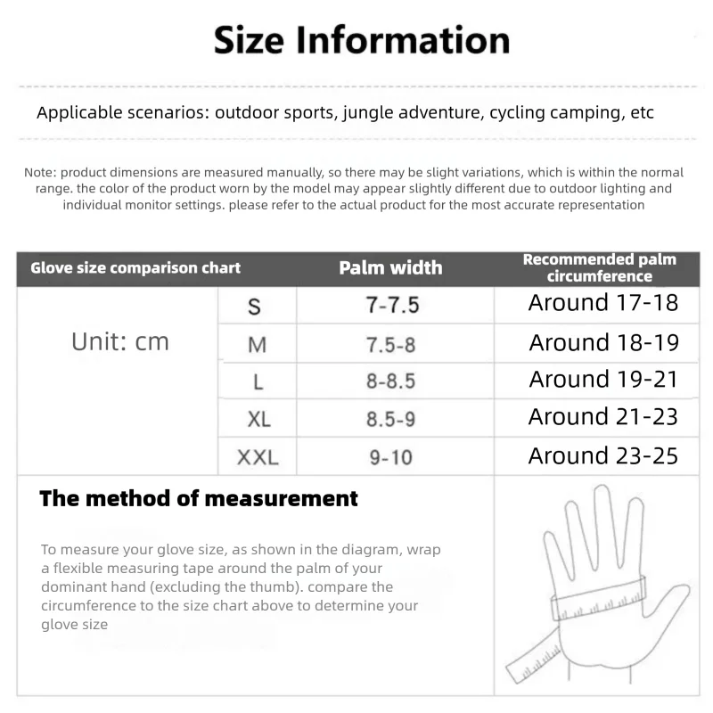Unisex Half Finger Tactical Cycling Gloves Shock Absorbing Non-Slip Durable Padded for Motorcycle Training Gym Fitness Sports