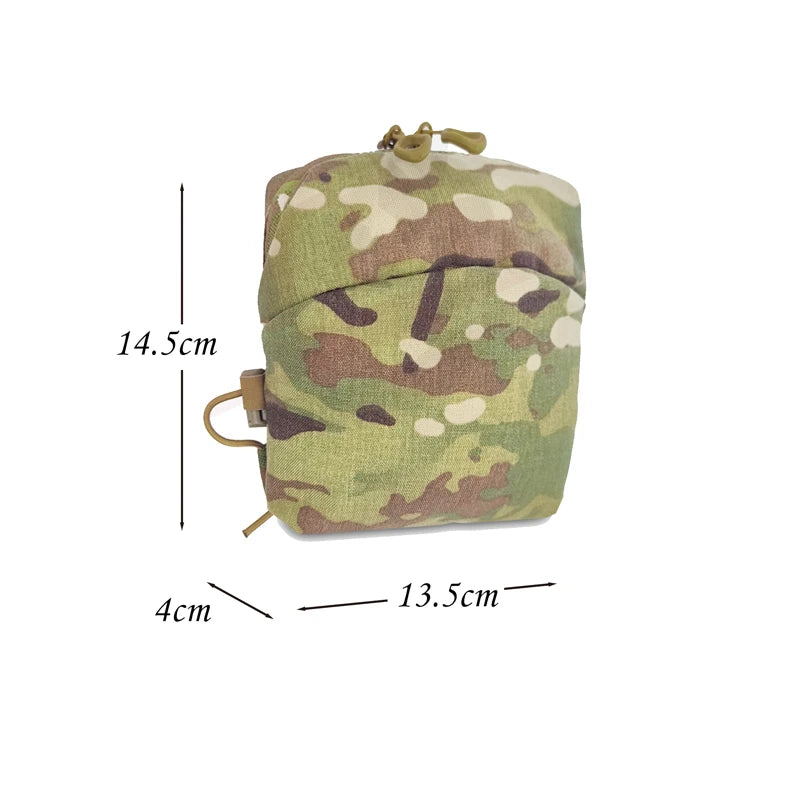 Airsoft EDC 6x5 Inch Sundries Pouch Tactical GP Molle Pouch Outdoor Multi Functional Utility Storage Waist Bag Gear