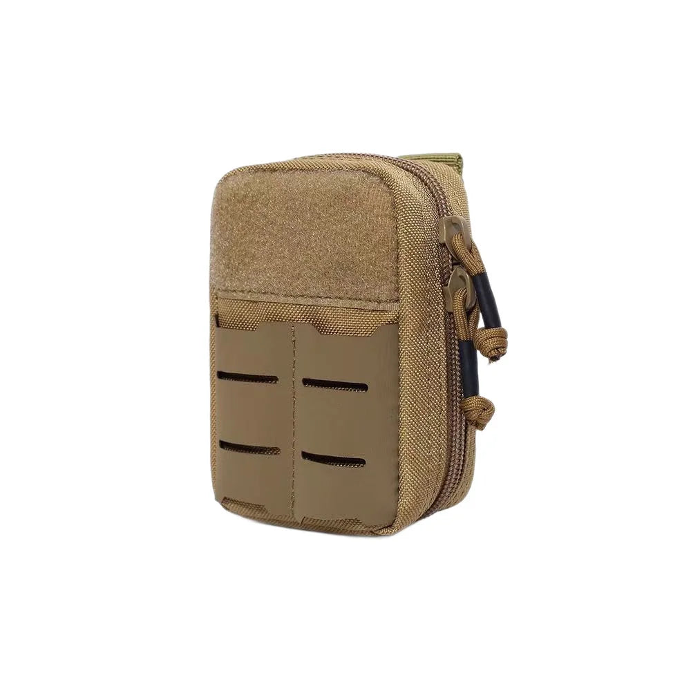 Outdoor Tactical MOLLE Waist Bag Camouflage Crossbody Sling Bag Multifunctional Mini Shoulder Bag Casual Commute Small Pouch
