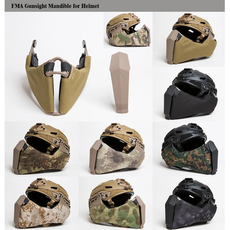 FMA Outdoor Helmet Specific Mask for FAST Helmet Rail TB1304