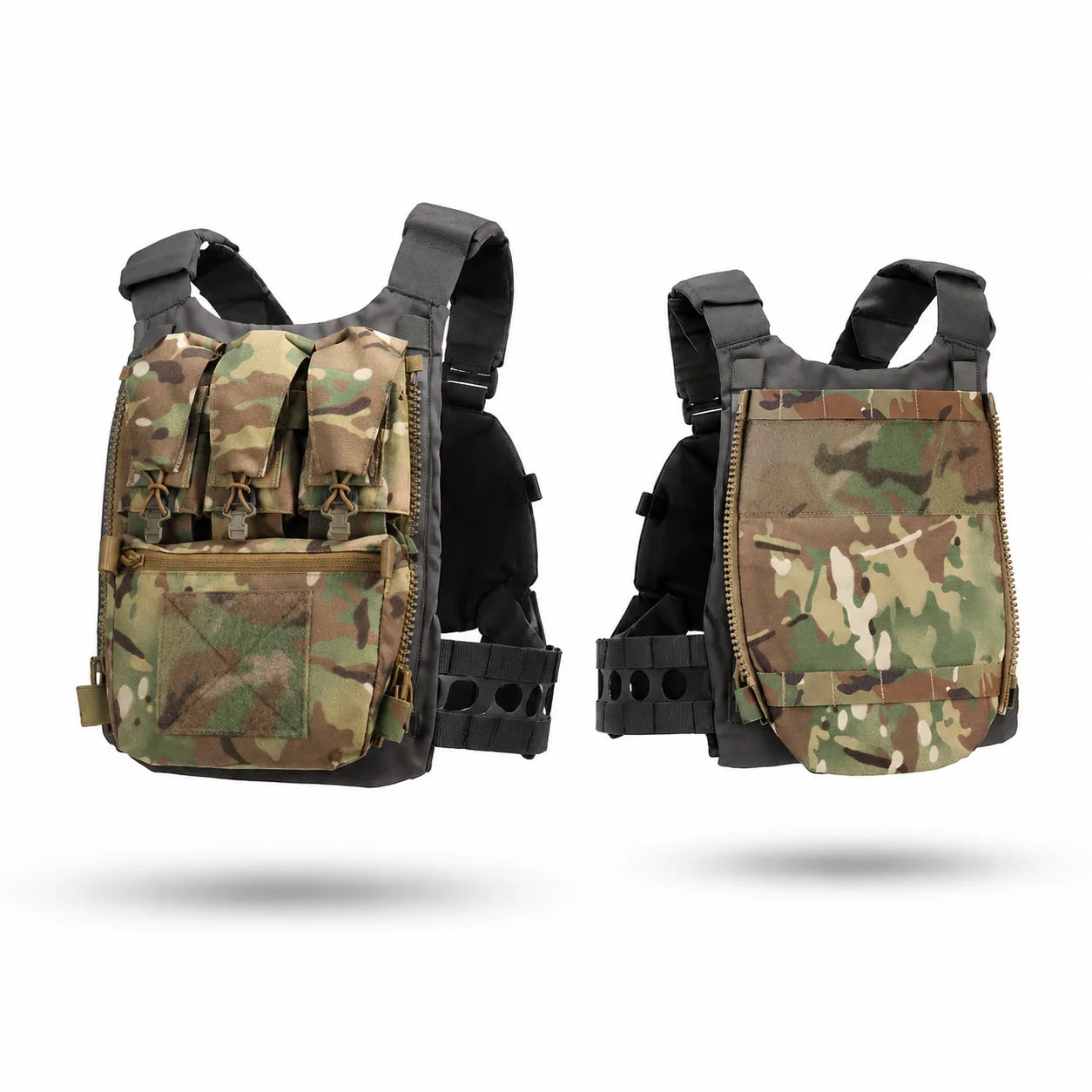 POSEIDON DEFENSE V5 PC Vest Modular Back Panel Bag Sub Pouch Compatible With 3L Water Bladder Pouch Mags