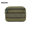 Double Layer Military EDC Pack Men Tactical Molle Waist Belt Nylon Hip Pouch Fanny Pack Camping Hunting Accessories Waist Bag