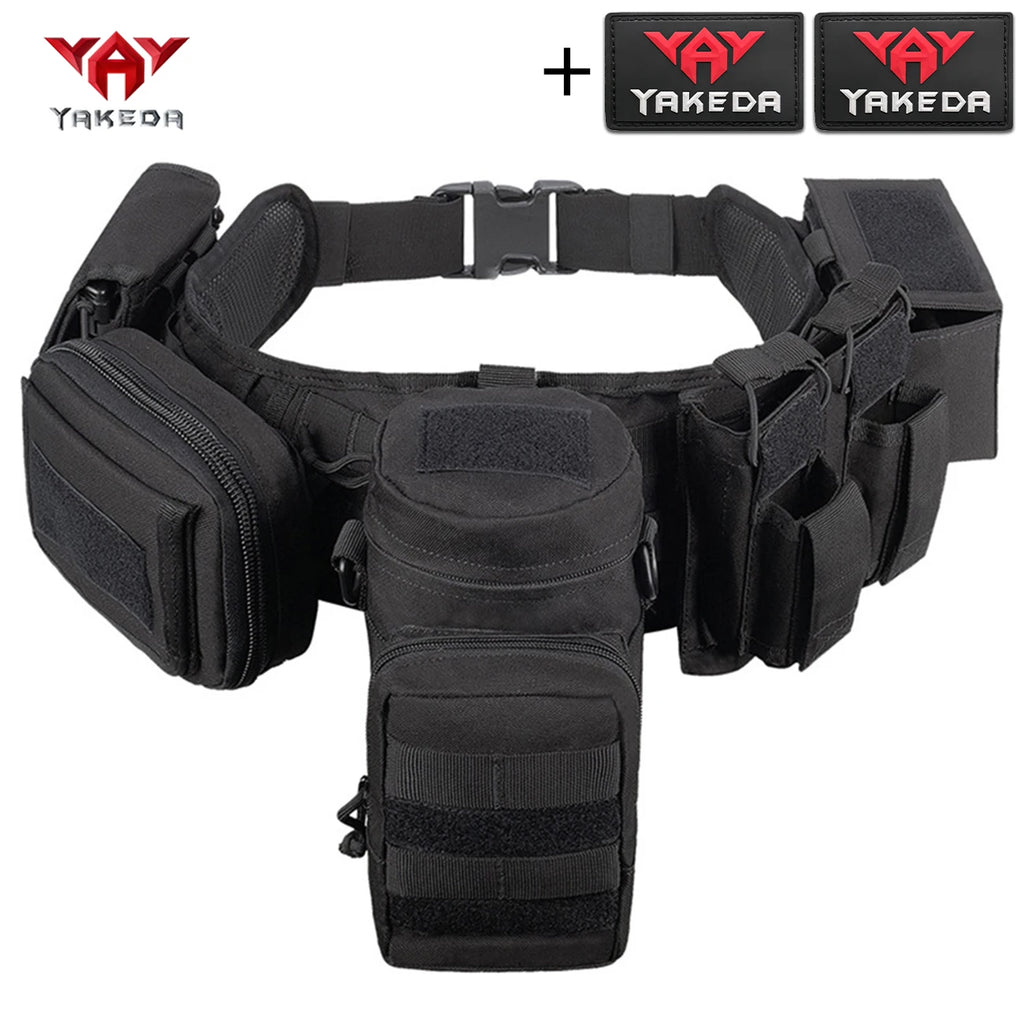 YAKEDA Modular Hunting Waist Cover Set with Adjustable Waist Belt and Multiple Storage Bags Suitable for Outdoor Hunting
