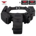 YAKEDA Modular Hunting Waist Cover Set with Adjustable Waist Belt and Multiple Storage Bags Suitable for Outdoor Hunting