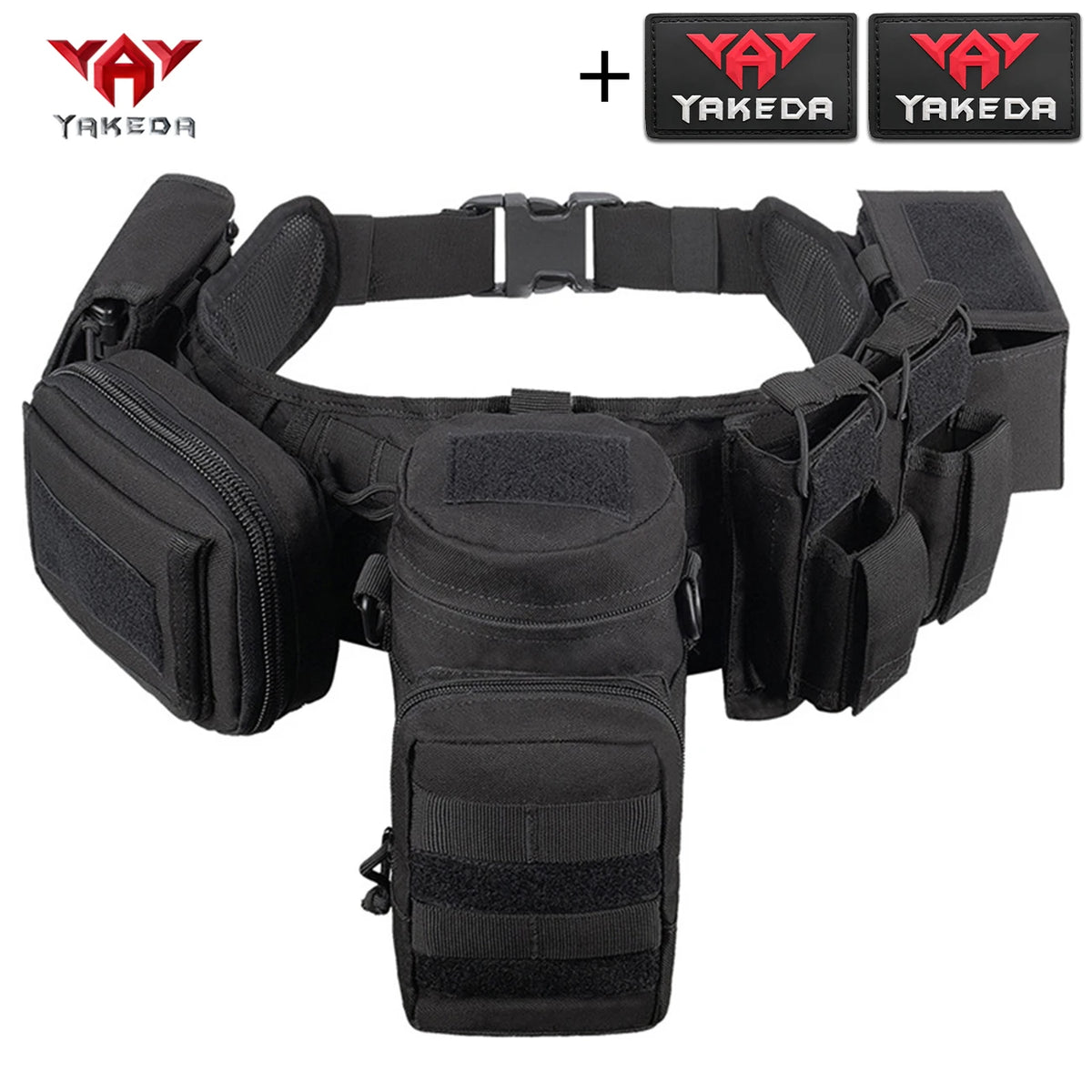 YAKEDA Modular Hunting Waist Cover Set with Adjustable Waist Belt and Multiple Storage Bags Suitable for Outdoor Hunting