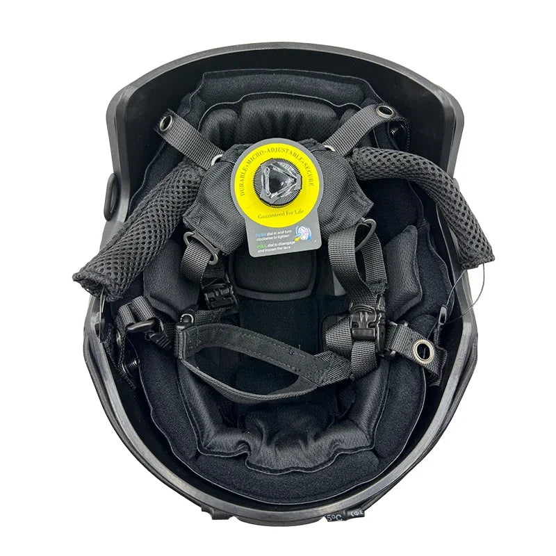 FAST Tactical Helmet Wendy Suspension Lightweight Adjustable ABS for Airsoft, Paintball & CS Games - Comfortable Protective Gear