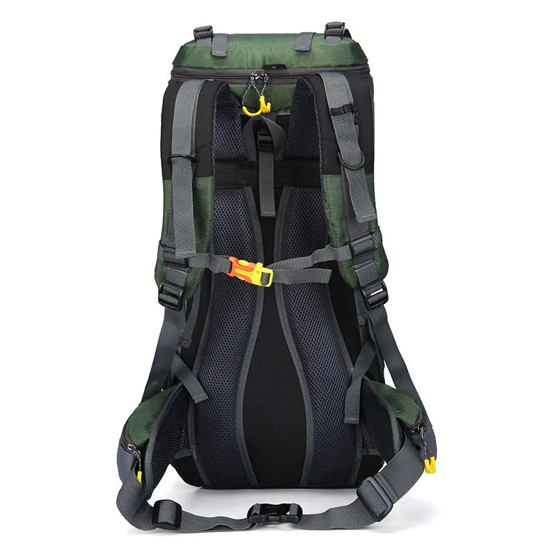 60L Hiking Backpack Men Women Large Capacity Outdoor Camping Rucksack Waterproof Travel Bag Mountaineering Trekking Bag