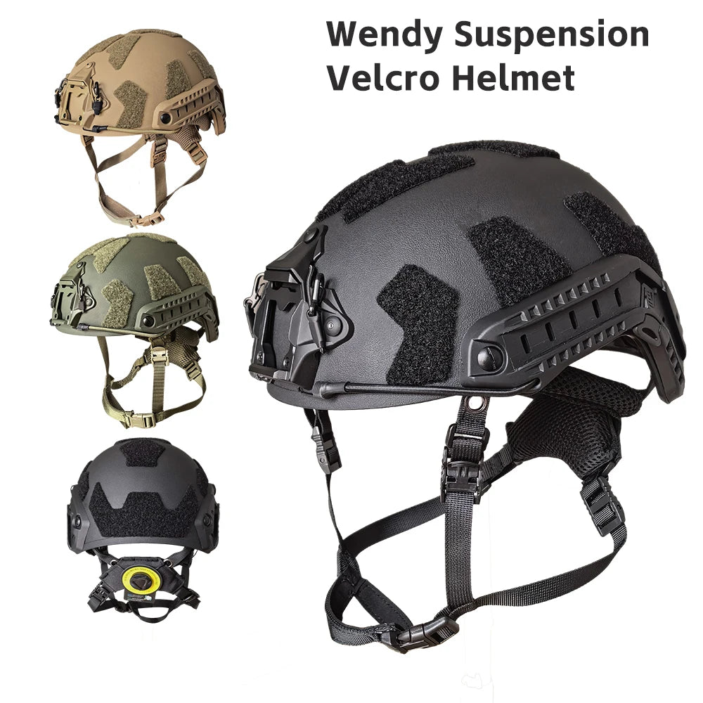 FAST Tactical Helmet Lightweight with Wendy Suspension System for Outdoor Activities Training Safety Riot And Rapid Protection
