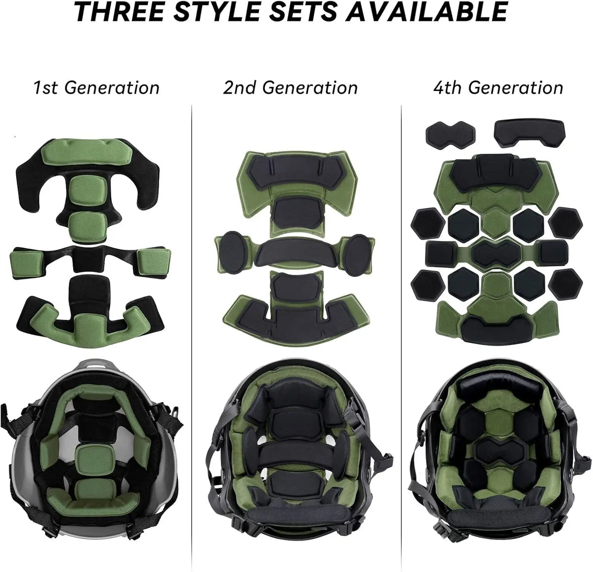 Fourth Generation Wendy Helmet Suspension System Helmet Lanyard FAST MICH Outdoor Hunting BK/DE/RG Helmet Accessories