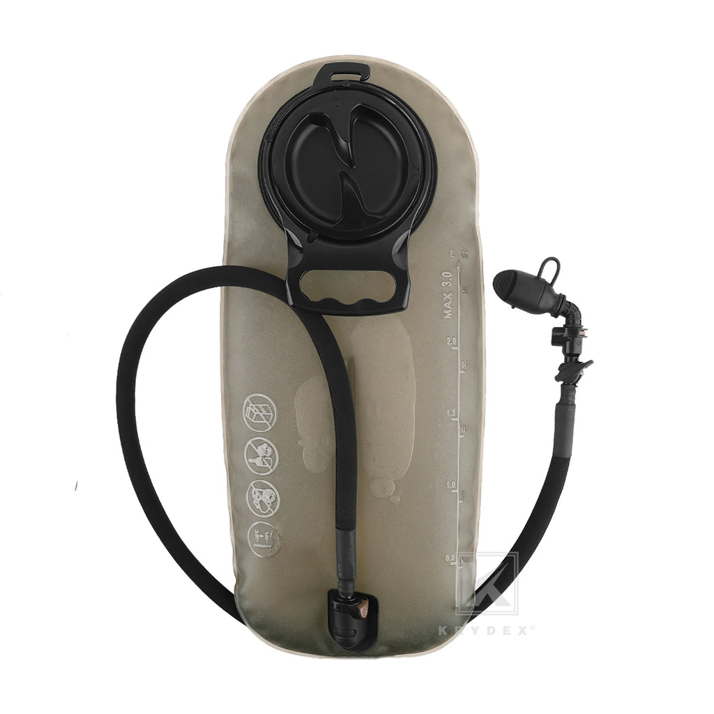 KRYDEX Tactical 3L Hydration Molle Pack 100oz Water Bladder Pouch Bag Hiking Outdoor Camping Accessories For Plater Carrier Vest