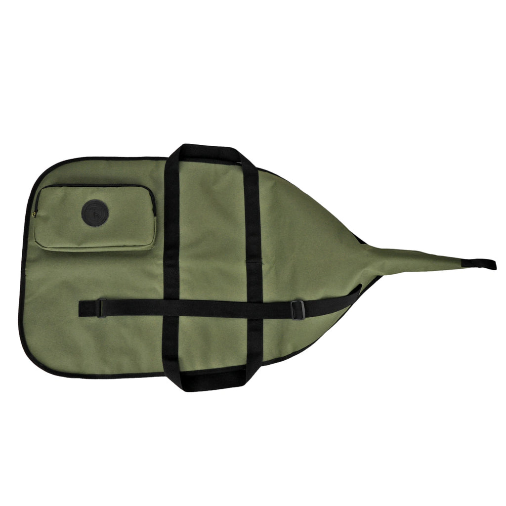Tourbon Shooting Nylon Rifle Slip 112cm Gun Protective Bag Gun Shooting Carrying Case Soft Padded with A Pocket Green Hunting