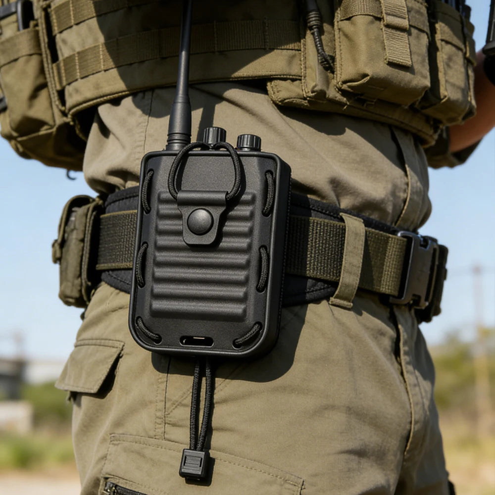 Tactical Walkie-talkie Holster MOLLE Walkie-talkie Pouch Walkie-talkie Storage Bag Suitable For Outdoor Activities