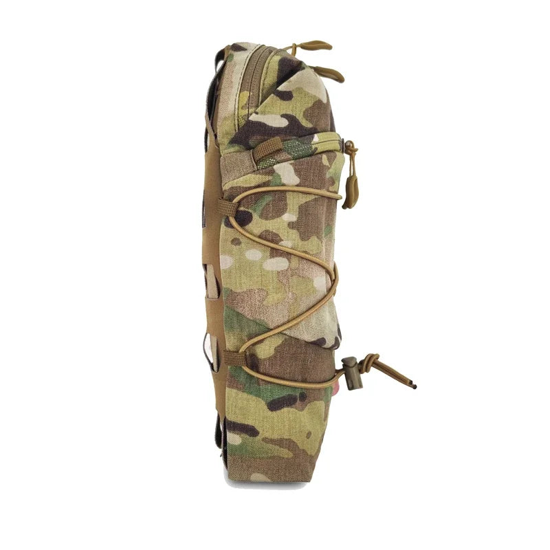 Multicam GP Pouch Tactical Molle Vertical 12X5 Storage Bag Airsoft Hunting Vest Plate Carrier Back Panel Pouch Equipment