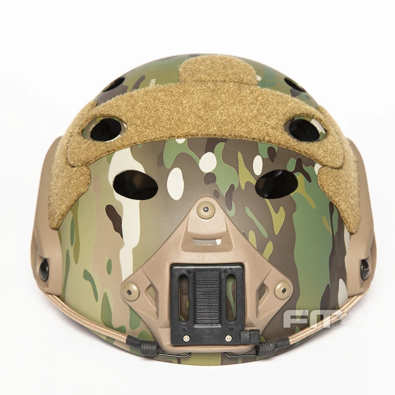 Carbon Fiber FAST Helmet Series Perforated Breathable Lightweight Parachute Tactical Riot Helmet, Outdoor Combat Equipment
