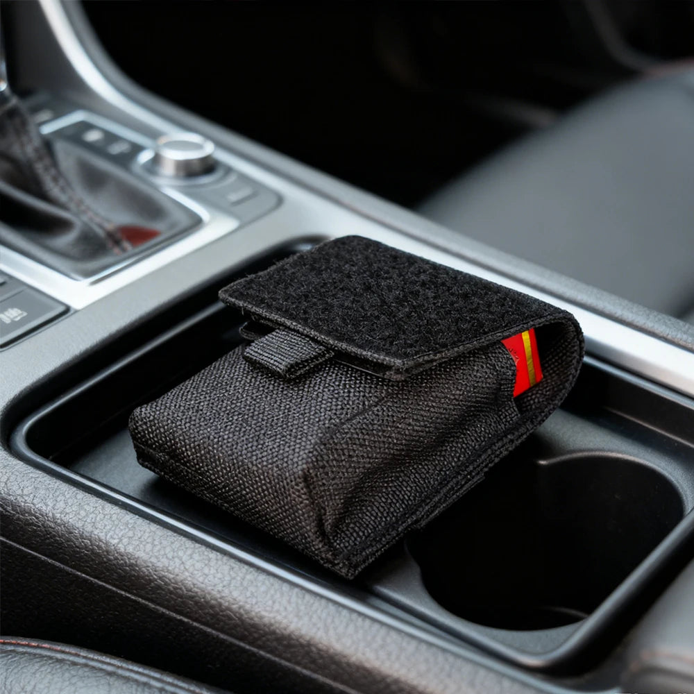 Tactical MOLLE Cigarette Pouch Durable Nylon EDC Gear for Outdoor Hunting Compact Holder for Cigarettes Gadgets Small Essentials