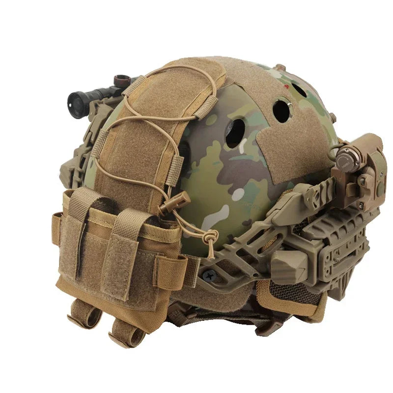 Tactical FAST Helmet Cover Pouch Removable MK2 Battery Case Helmet Airsoft Hunting Camo Military Combat Counterweight Bags Gear