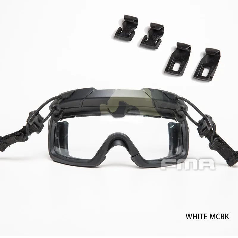 FMA Safety Goggles For Tactical Helmet Protective Glasses Anti Fog Dust 3MM thickness lens CS field goggles TB1333
