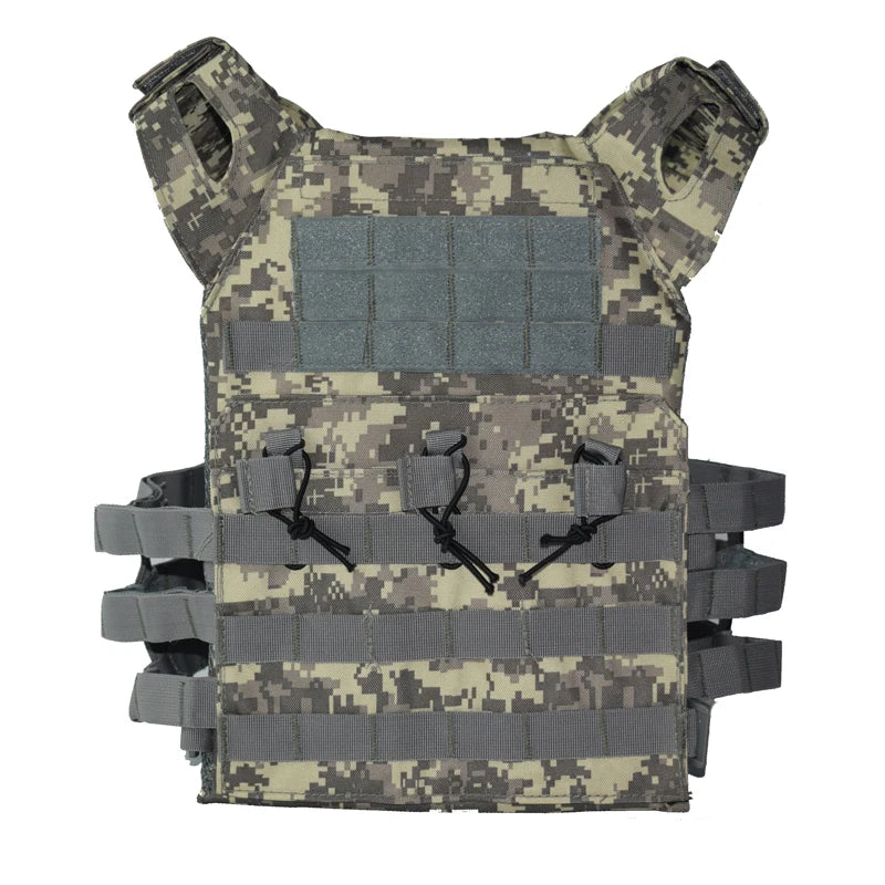 Tactical Plate Carrier Molle Vest Airsoft Gear Men Combat Body Armor Hunting Protective Vest with Mag Pouch