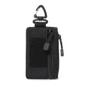 1pc Outdoor Sports Men Tactical EDC Wallet Portable Coin Pouch Key Bag Waist Bag Durable Card Bag Zipper Wallet Accessory Bag