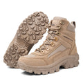 New men's hiking boots, breathable special forces desert tactical high top boots, outdoor waterproof combat boots, warm snow boo
