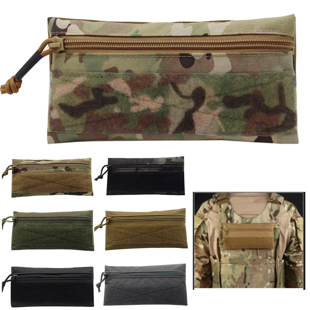 Fwoyonze Tactical Micro Candy Pouch Portable Storage Bag For MK3 MK4 Chest Rig Vest Hunting Vest Pouch