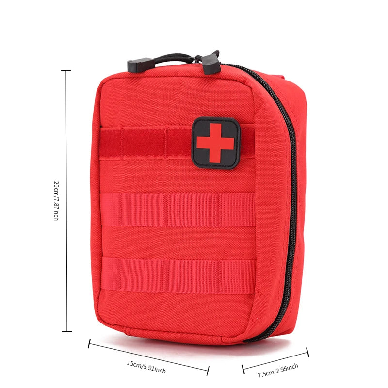 Outdoor First Aid Bag Tactical Medical Pouch Outdoor MOLLE EMT Emergency Survival Kit Hiking Hunting Accessories Bag