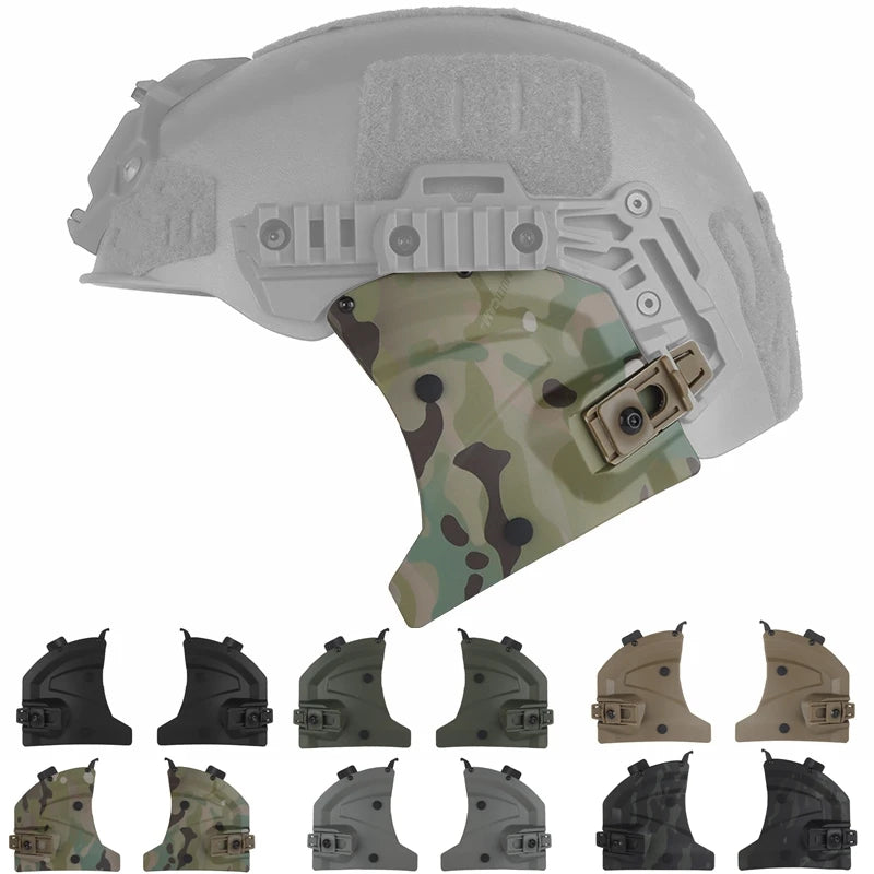 Tactical Hunting  Helmet Ear Cover Side Protection for EX 3.0 Rail Team  Helmet