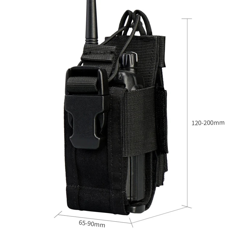 Radio Pouch Walkie Talkie Holster Nylon Waist Pack Belt Bag Pocket  Hunting Accessories