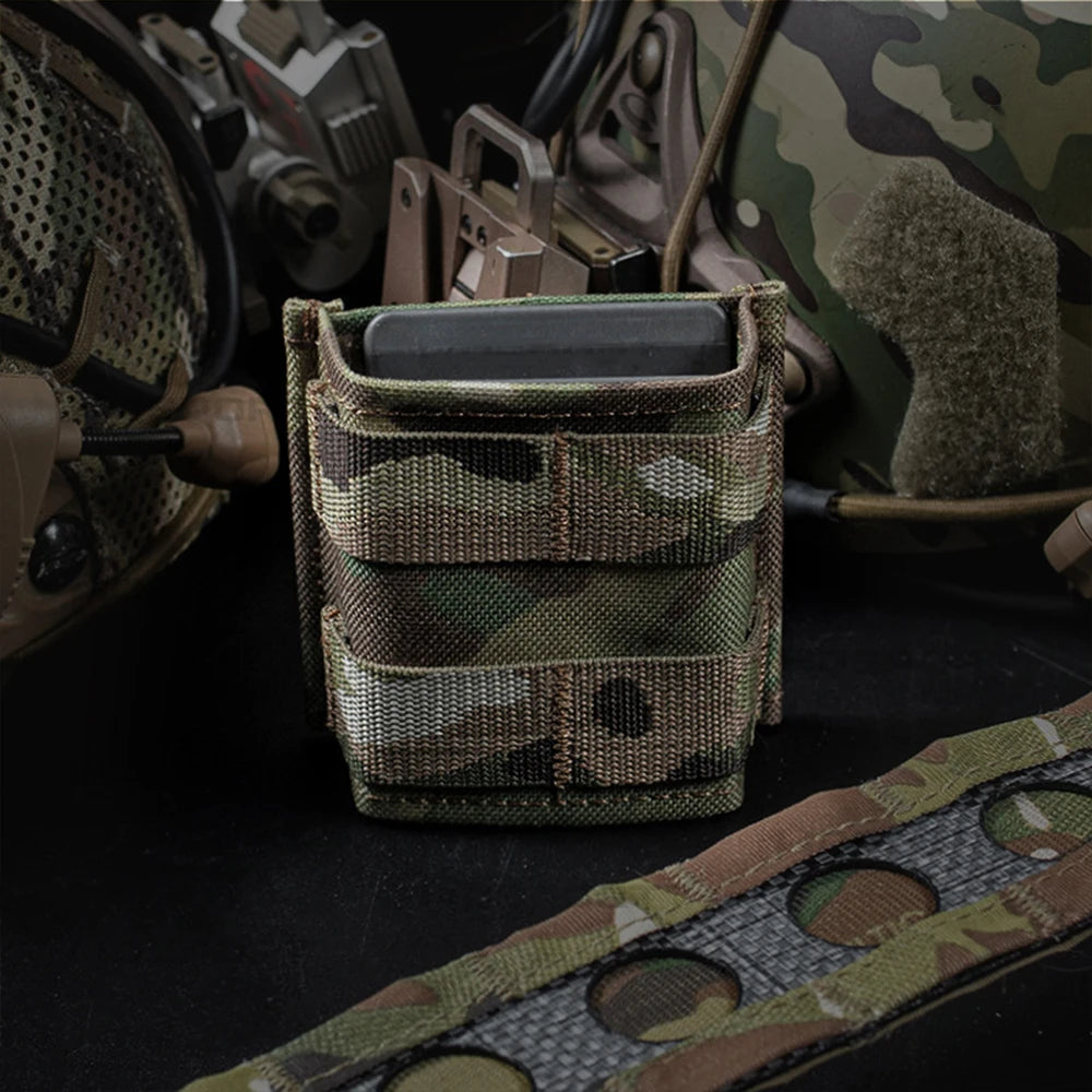 FAST 5.56 Single Mag Pouch Tactical Mag Holster Pouches Molle System Air Soft  Holder Bag Hunting Gear M4 AR15 Accessories
