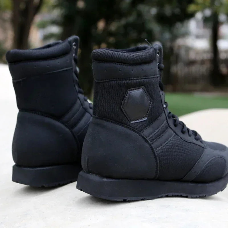 Summer Ultra-light Hiking Shoes Men hunting Training Soldier Tactical Boots Men's Lightweight Black Breathable Climbing Boot