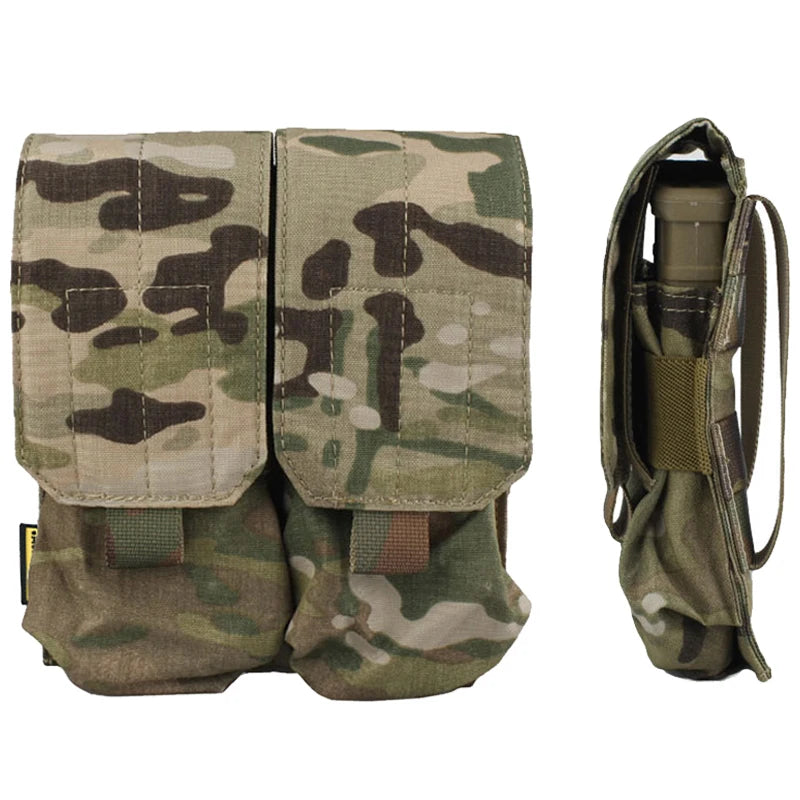 Emersongear For LBT Style Double Magazine Pouch 556 MOLLE Combat Mag Bag Outdoor Holder Airsoft Hunting Trekking Nylon