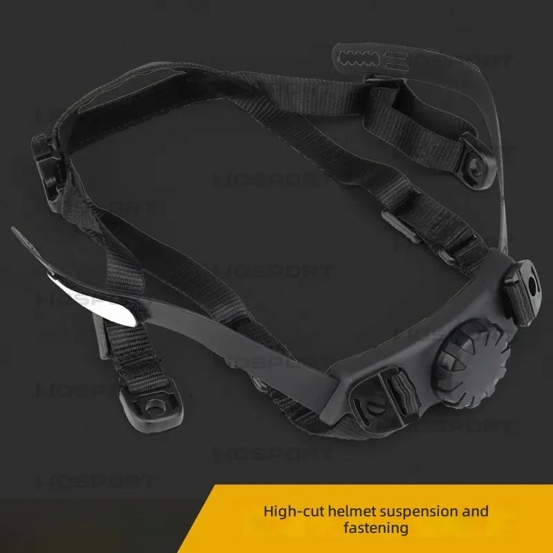 High-Cut Tactical Helmet Suspension System Compatible with WOSPORT HL-31 HL-32 FAST Helmets for Enhanced Comfort