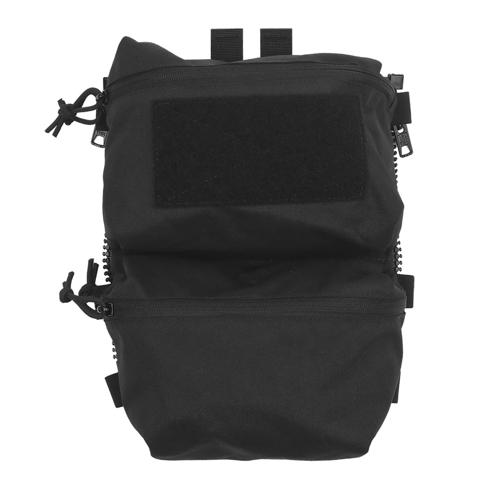 POSEIDON DEFENSE Back Panel Modular Expand Storage Backpack Rucksack Knapsack Double Bag Compatible With FC V5 PC Vest