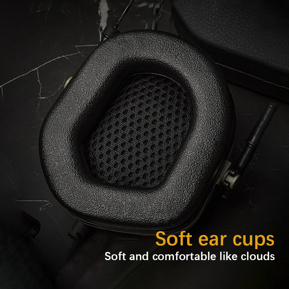 ARM NEXT Tactical Sound-Picking Headphones – NRR 22dB Hearing Protection | 360° Rotating Bracket & Telescopic Folding for Helmet