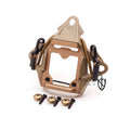 Tactical Helmet Elastic Rope Dried Cuttlefish OPS CORE Modular Bunge Shroud Sand/Black