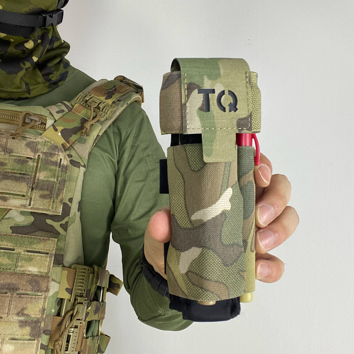 Tactical Molle Elastic Quick-Release TQ Pouch Molle Version Multi Direction Adjustable Tourniquet and Marker Holder