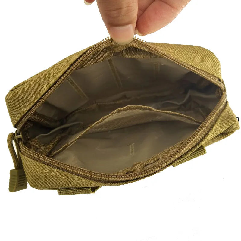 Shooting Molle Pouch Hunting Belt Waist Bag Outdoor Sport Waterproof Phone Bag Cycling EDC Tool Pocket Hunting Fanny Pack